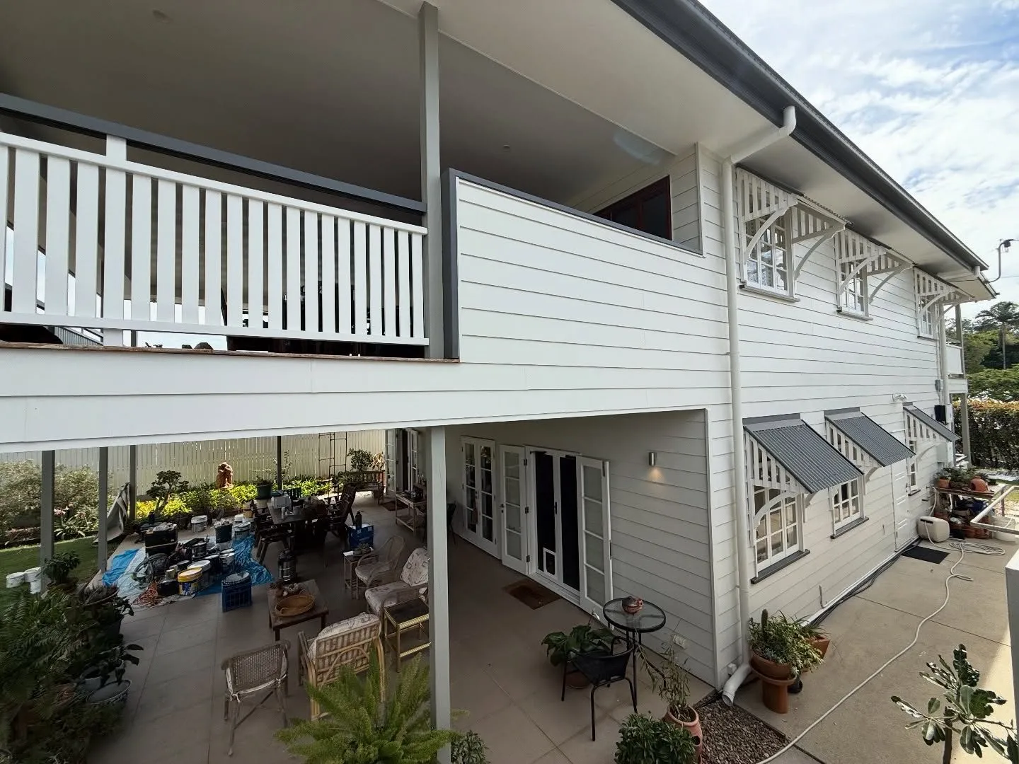 Queenslander exterior repaint, Stafford, photo 3