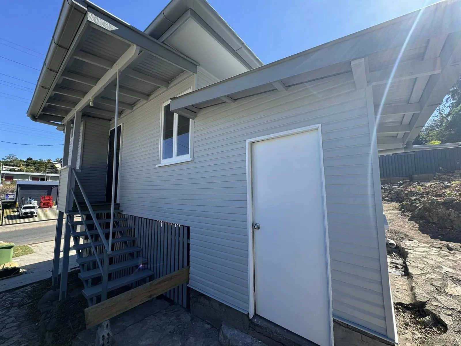 After: Weatherboard house exterior
