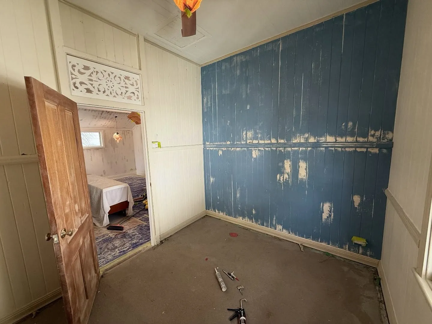 Before: Queenslander interior, Camp Hill