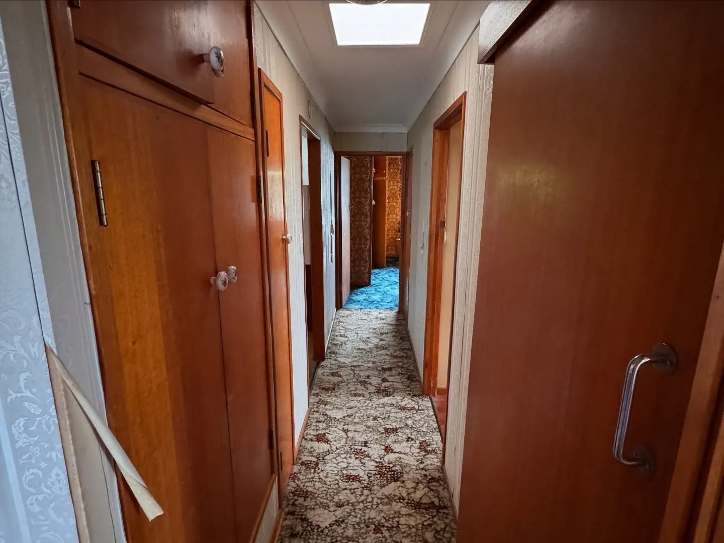 Before: Wallpaper removal and interior repaint